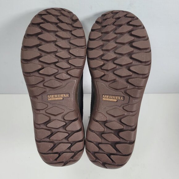 Merrell Women's Brown Sylva Mid Lace Winter Waterproof Boots J02092 US Size 6.5 - Picture 10 of 11